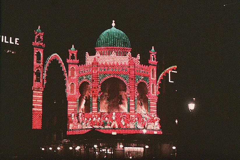 Illuminations de Noël en 1925 