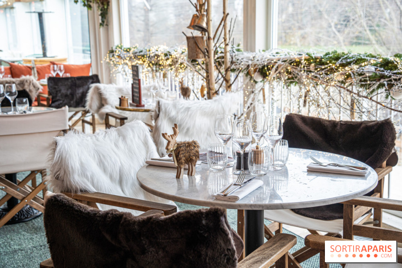 La Maison Louveciennes en chalet d'hiver, les photos