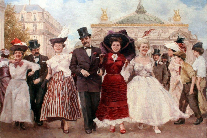 Paris en 1910 - 1920 peint par Léon Zeytline - PHOTOS