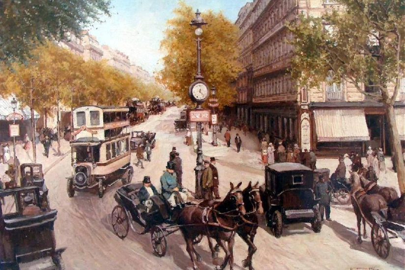 Paris en 1910 - 1920 peint par Léon Zeytline - PHOTOS