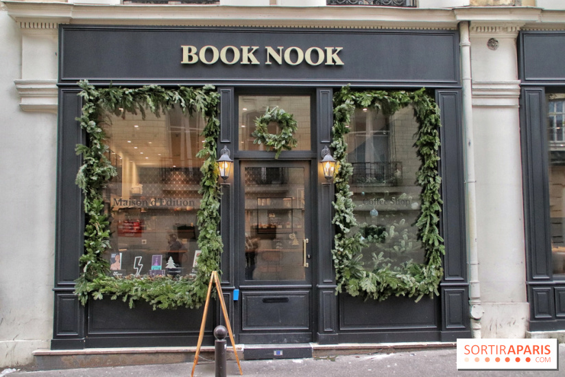 Book Nook Salon de Noël
