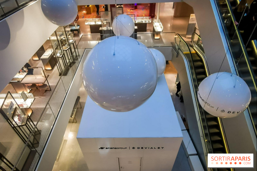 Expérience immersive Sound Journey to space à vivre à la Samaritaine : nos photos