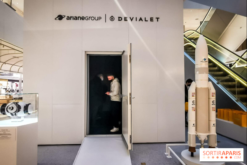 Expérience immersive Sound Journey to space à vivre à la Samaritaine : nos photos