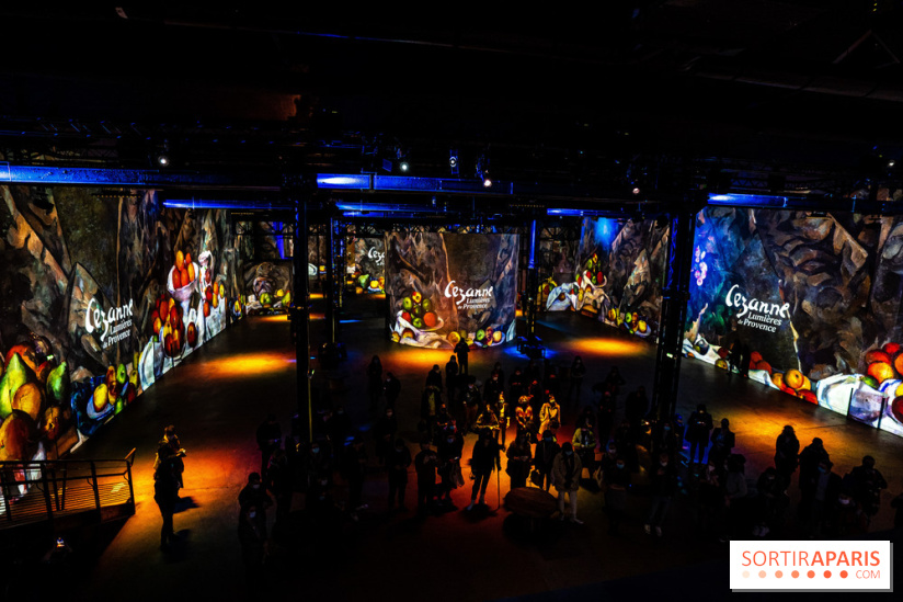 Exposition Cézanne à l’Atelier des Lumières 