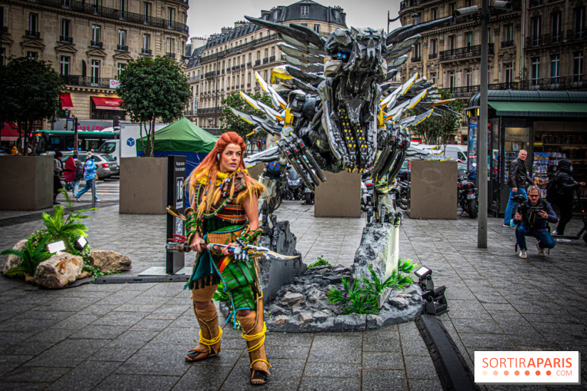 Horizon Forbidden West : l'exposition dans le métro parisien - nos photos