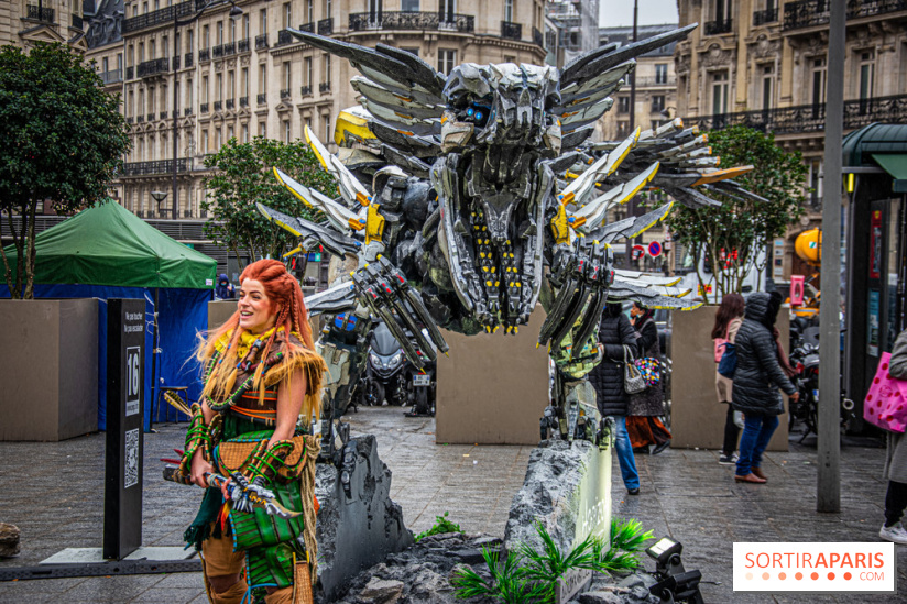 Horizon Forbidden West : l'exposition dans le métro parisien - nos photos