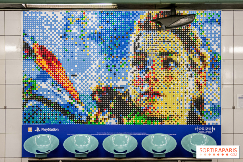 Horizon Forbidden West : l'exposition dans le métro parisien - nos photos