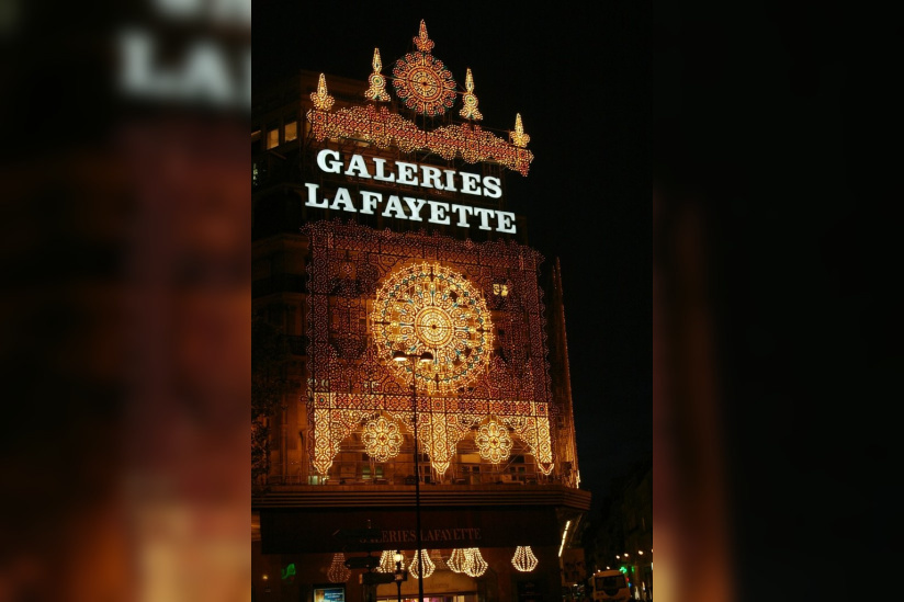 Noël 2009 aux Galeries Lafayette