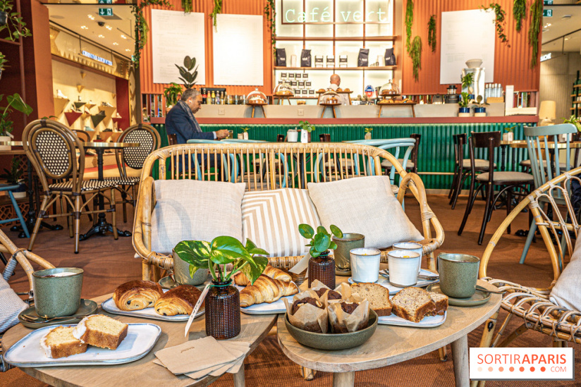 Le Café Vert du Printemps Haussmann 