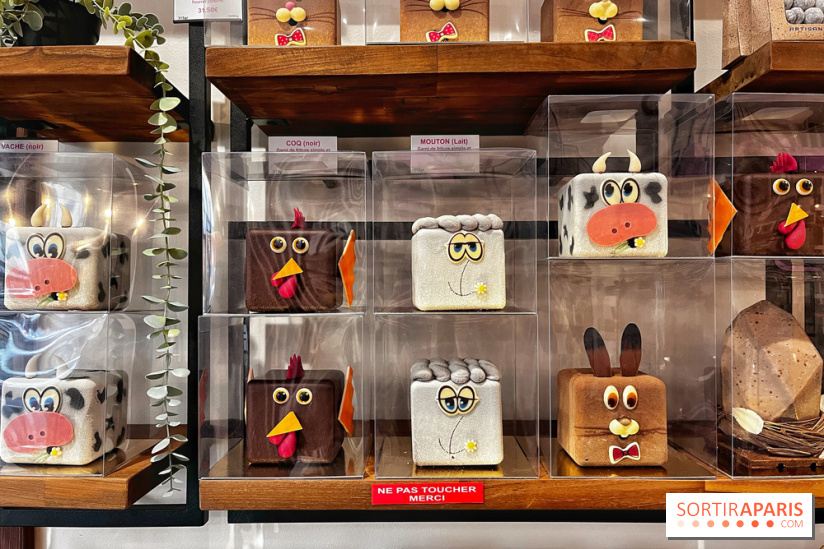 Les chocolats de Pâques géométriques 2022 de Choco au Carré