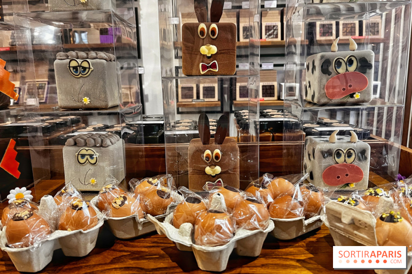 Les chocolats de Pâques géométriques 2022 de Choco au Carré