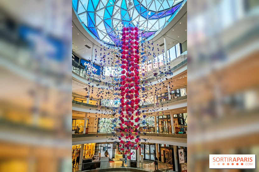 Les bouteilles à la mer, l'exposition poétique et florale autour de la pollution à Beaugrenelle