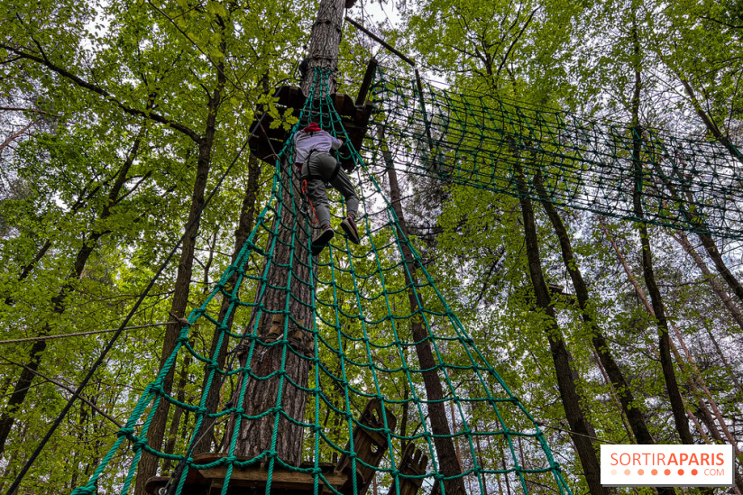 Aventure Floreval, l'accrobranche canon aux portes de Paris