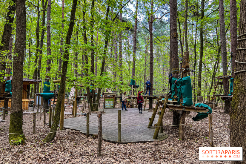 Aventure Floreval, l'accrobranche canon aux portes de Paris