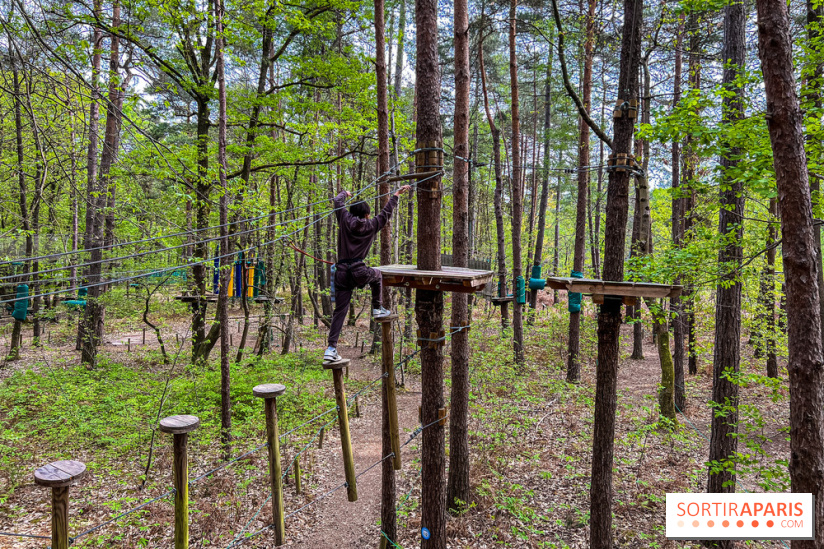 Aventure Floreval, l'accrobranche canon aux portes de Paris