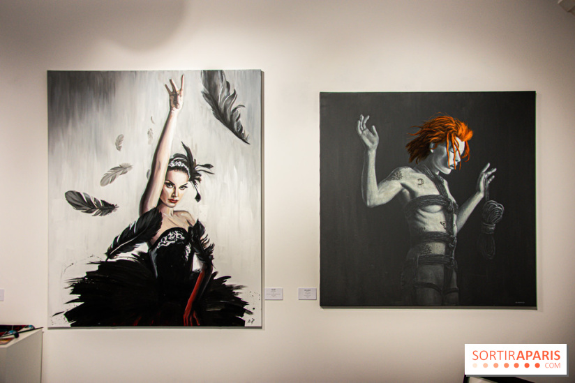 Pop Corn Time, nos photos de l'exposition de toiles et de NFT à la galerie Goldshteyn-Saatort