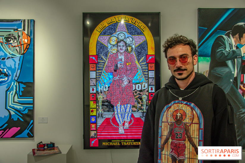 Pop Corn Time, nos photos de l'exposition de toiles et de NFT à la galerie Goldshteyn-Saatort