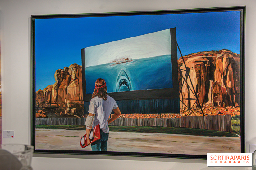 Pop Corn Time, nos photos de l'exposition de toiles et de NFT à la galerie Goldshteyn-Saatort