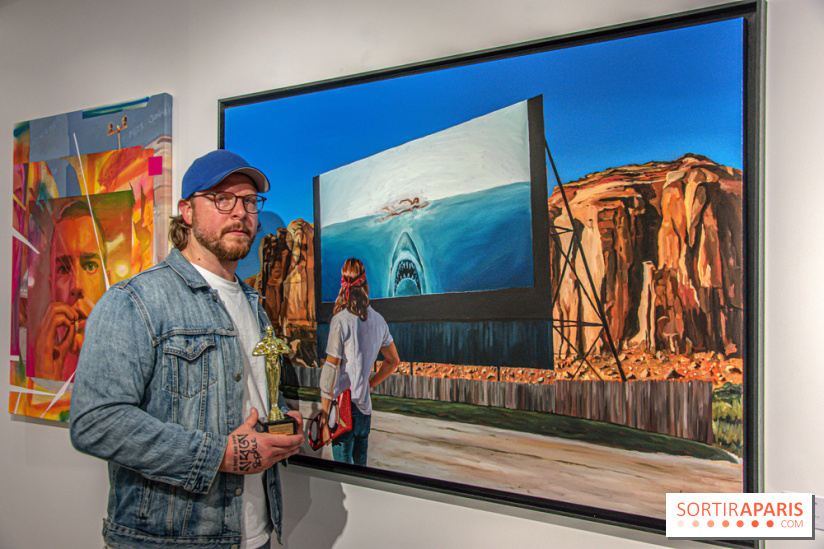 Pop Corn Time, nos photos de l'exposition de toiles et de NFT à la galerie Goldshteyn-Saatort