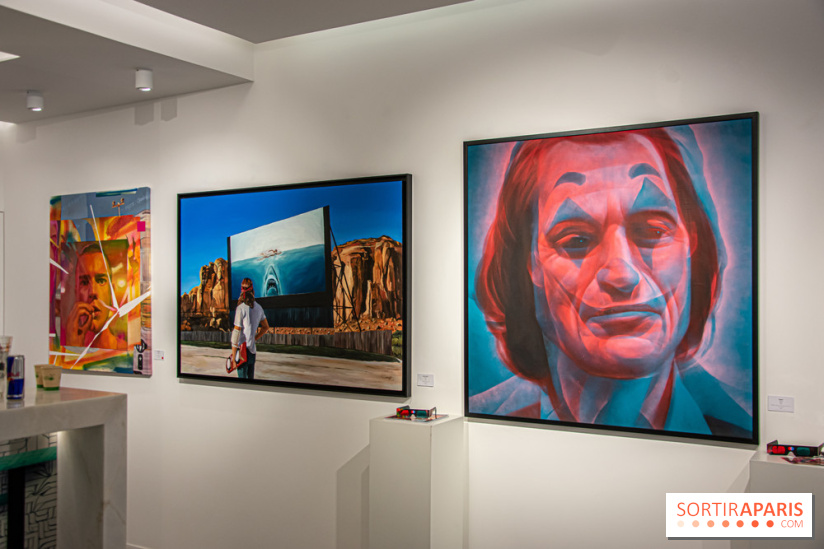 Pop Corn Time, nos photos de l'exposition de toiles et de NFT à la galerie Goldshteyn-Saatort