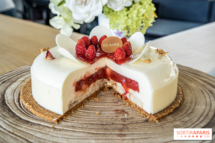 Rosa, la pâtisserie fraise rose de Claire Heitzler pour la Fête des Mères