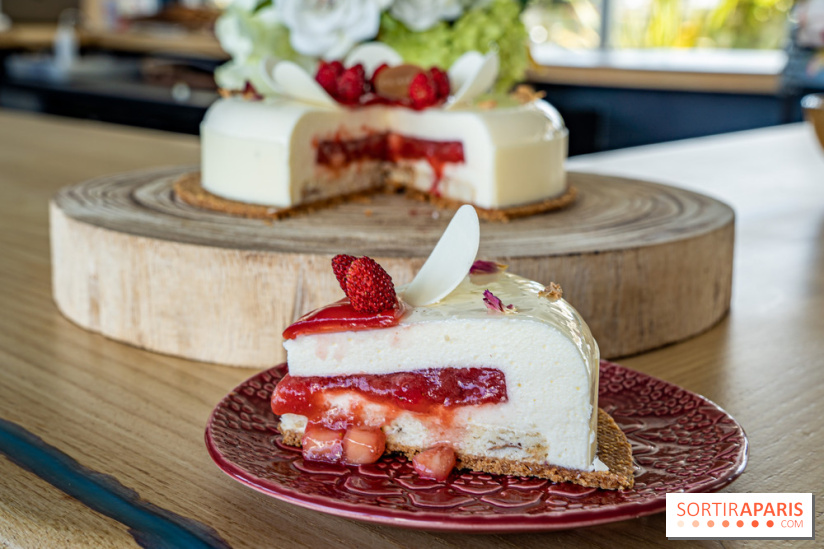 Rosa, la pâtisserie fraise rose de Claire Heitzler pour la Fête des Mères