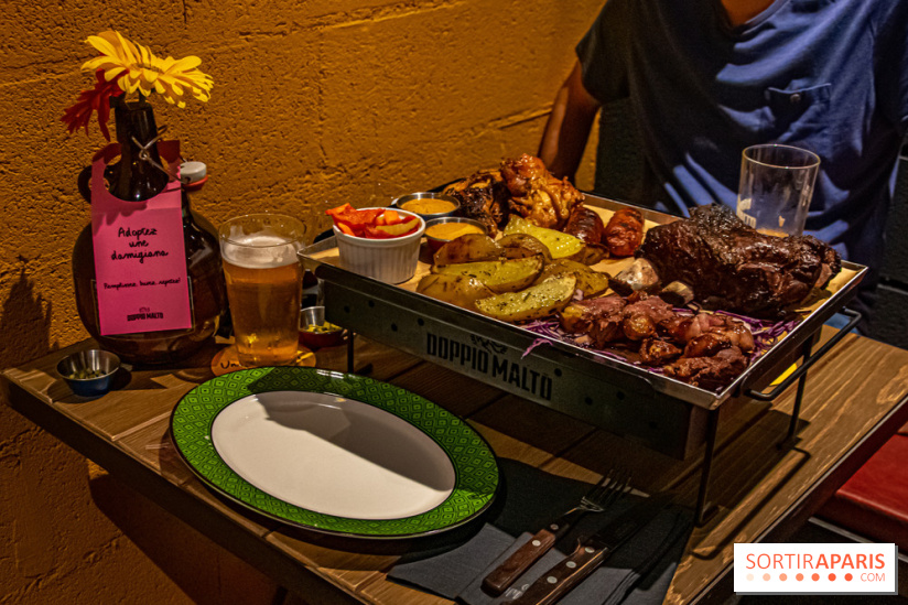 Doppio Malto, le brasseur italien roi de la viande braisée au cœur des 4 Temps, à La Défense