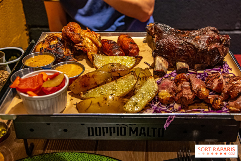 Doppio Malto, le brasseur italien roi de la viande braisée au cœur des 4 Temps, à La Défense