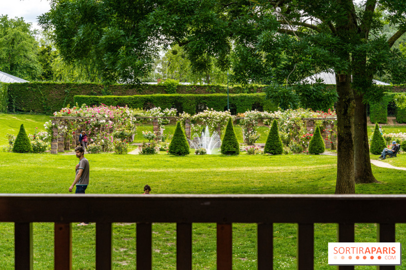 La Roseraie du Parc Lebaudy sur l'Ile de Puteaux
