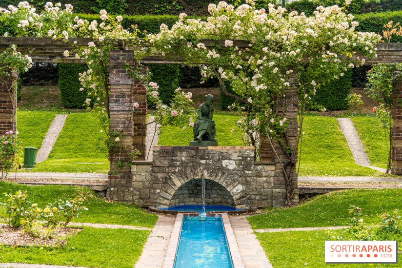 La Roseraie du Parc Lebaudy sur l'Ile de Puteaux