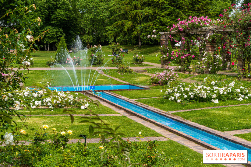 La Roseraie du Parc Lebaudy sur l'Ile de Puteaux