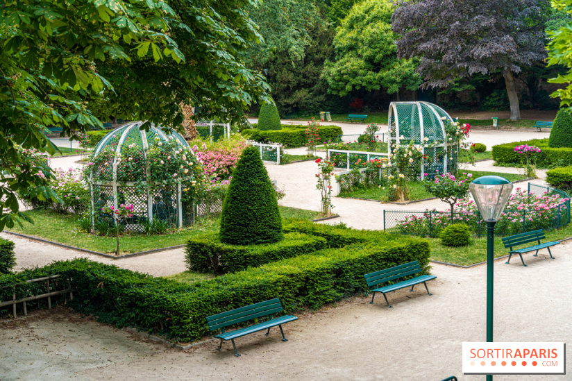 La roseraie du Square René-le-Gall