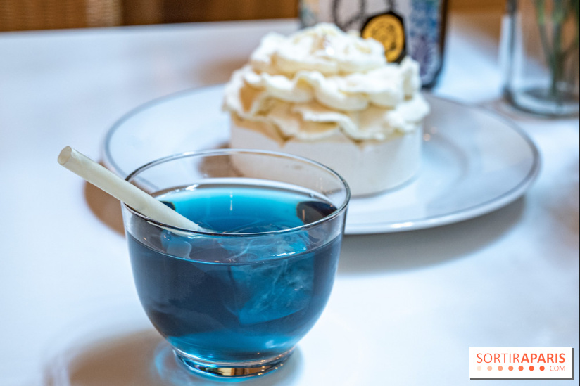 Thé glacé et pavlova Flower Summer chez Mariage Frères