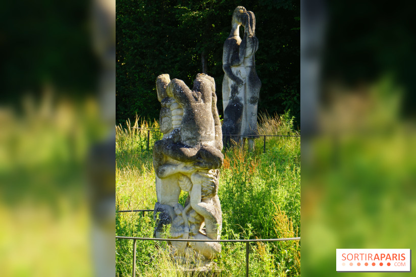 Le jardin de sculptures de la Dhyus, un lieu insolite en Île-de-France