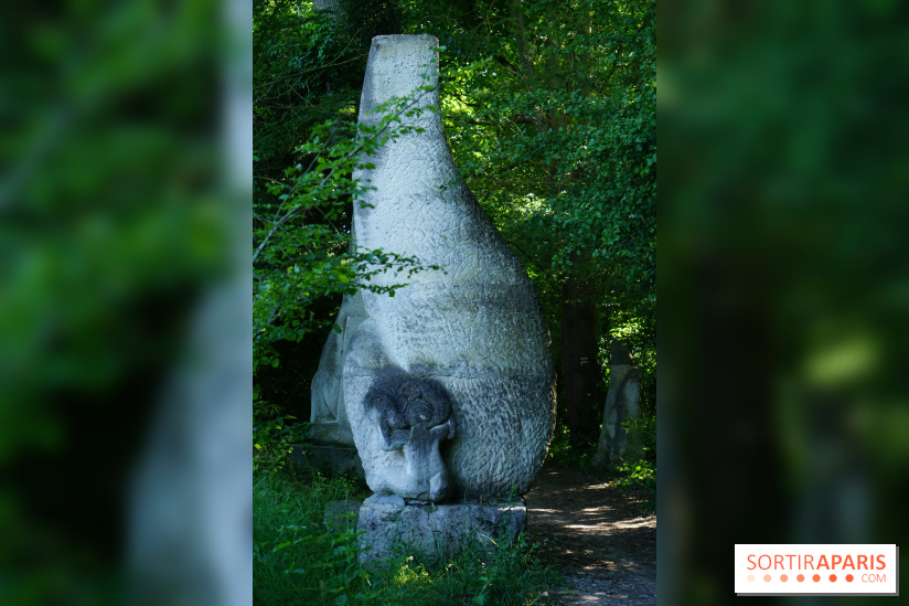 Le jardin de sculptures de la Dhyus, un lieu insolite en Île-de-France
