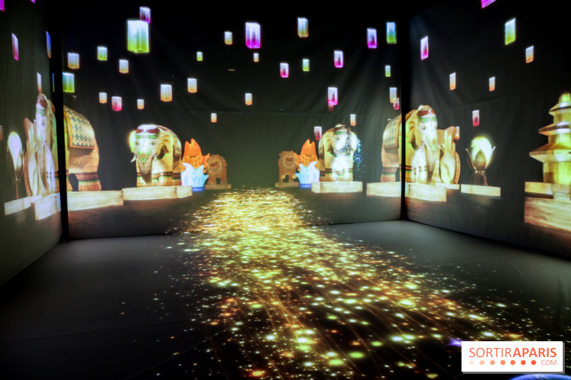 Exposition immersive autour de la Fête des lanternes, nos photos