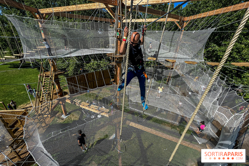 Accrocamp Créteil, les photos de l'accrobranche 