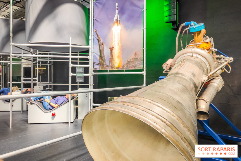 Up to space : devenez un astronaute avec l'exposition du musée de l'Air et de l'Espace, nos photos