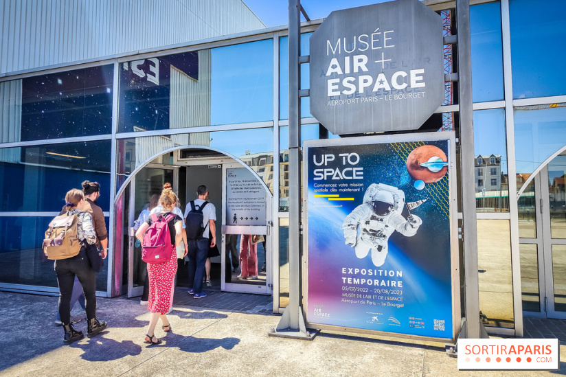 Up to space : devenez un astronaute avec l'exposition du musée de l'Air et de l'Espace, nos photos