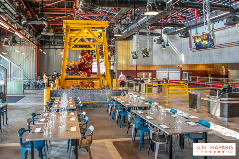 Avengers Campus : Stark Factory, nos photos du restaurant-atelier d'Iron Man à Disneyland Paris