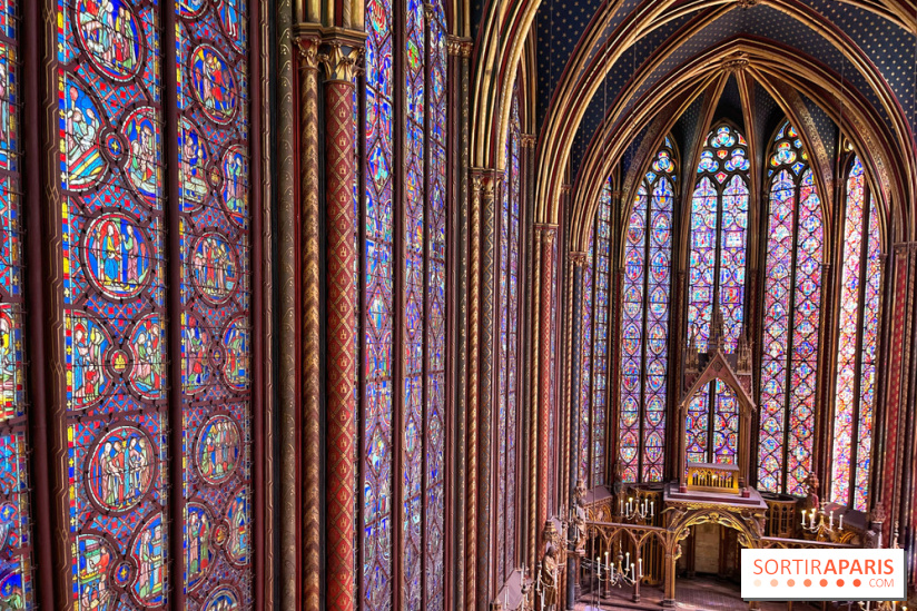 La Sainte-Chapelle et ses 1113 vitraux, un véritable joyau gothique à Paris