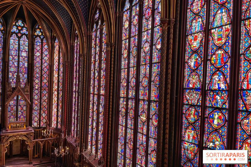 La Sainte-Chapelle et ses 1113 vitraux, un véritable joyau gothique à Paris