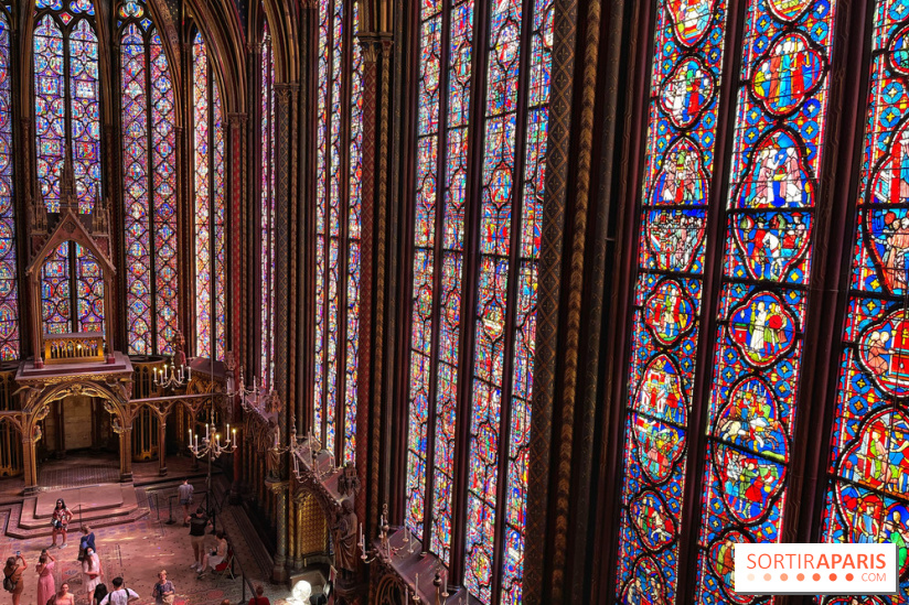 La Sainte-Chapelle et ses 1113 vitraux, un véritable joyau gothique à Paris