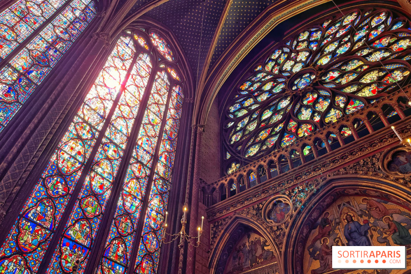 La Sainte-Chapelle et ses 1113 vitraux, un véritable joyau gothique à Paris