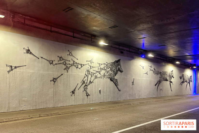Paris : le Tunnel des Tuileries transformé en galerie de street art jusqu'en 2023