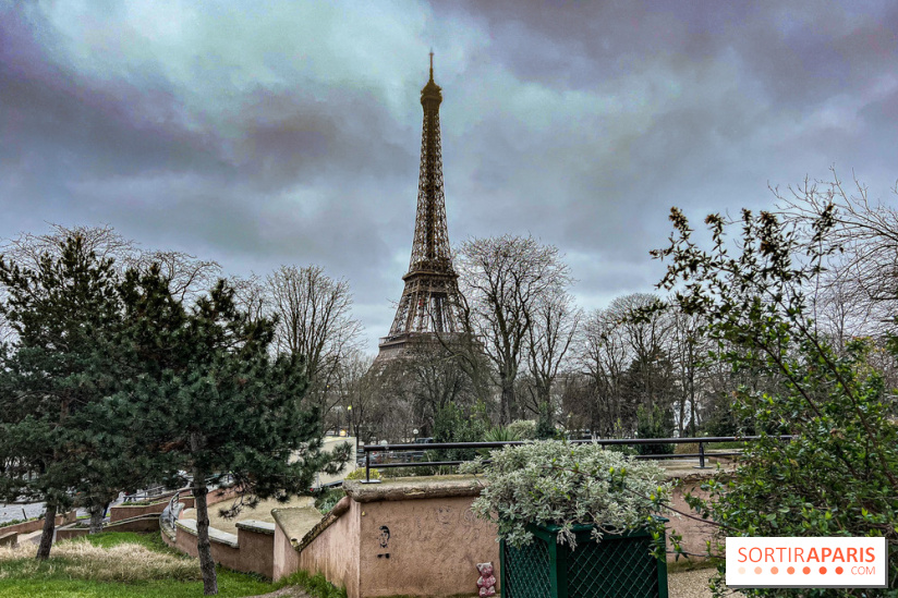 Visuels Paris - Tour Eiffel - mauvais temps - météo