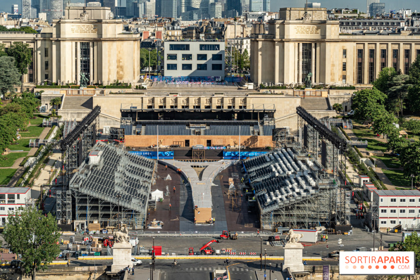 Visuels Paris -  parc des champions - Trocadéro - Jo