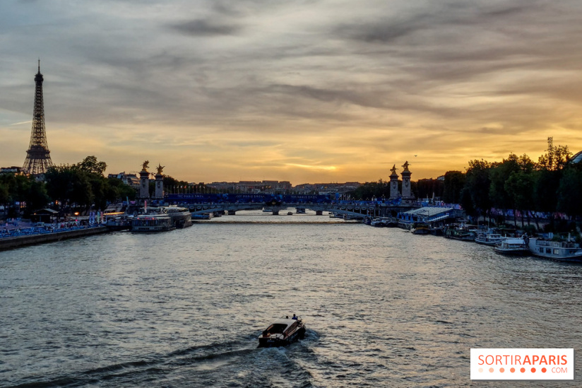 Visuels Paris - La Seine - Coucher de soleil