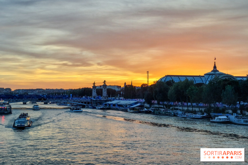 Visuels Paris - La Seine - Coucher de soleil