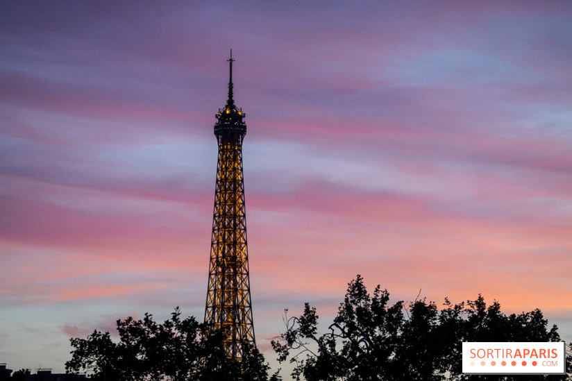 Visuels Paris - Tour Eiffel - Coucher de soleil